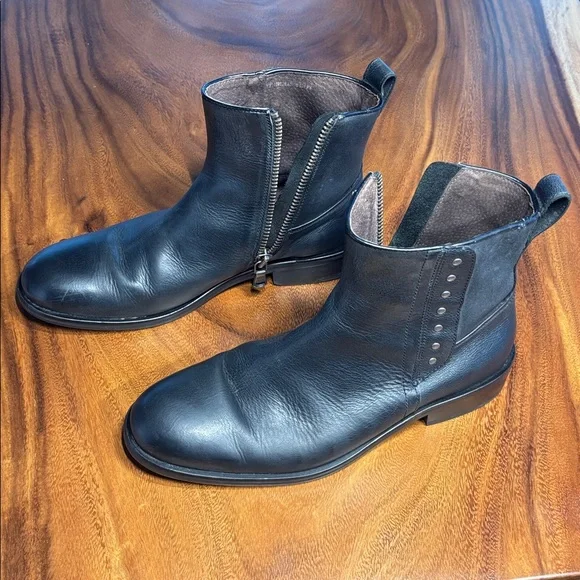John Varvatos Ludlow Zip Men's Boots - Picture 1 of 8